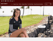 Tablet Screenshot of kaseyharvey.com